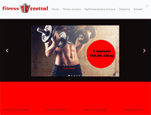 Tablet Screenshot of fitness-central.net
