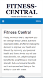 Mobile Screenshot of fitness-central.co.uk